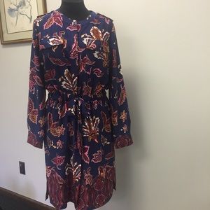 Liz Claiborne Long-sleeve Floral Dress